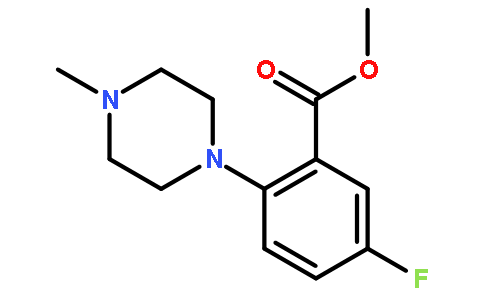 Methyl 5-Fluoro-2-(4-methylpiperazino)benzoate