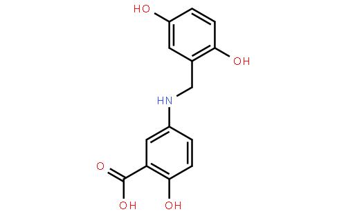 5-(2,5-Dihydroxybenzylamino)-2-hydroxybenzoic Acid