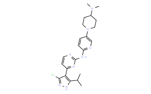 4-(3-chloro-5-propan-2-yl-1H-pyrazol-4-yl)-N-[5-[4-(dimethylamino)piperidin-1-yl]pyridin-2-yl]pyrimidin-2-amine
