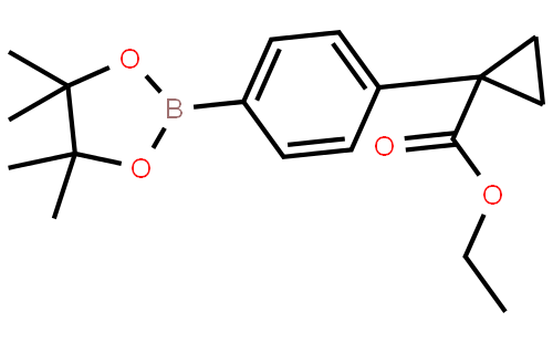 1-[4-(4,4,5,5-四甲基-1,3,2-二噁硼烷-2-基)苯基]-环丙烷羧酸乙酯