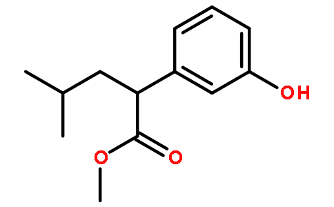 Methyl2-(3-hydroxyphenyl)-4-methylpentanoate