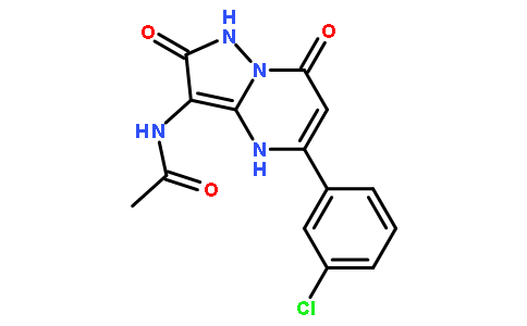 N-(5-(3-Chlorophenyl)-2,7-dioxo-1,2,4,7-tetrahydropyrazolo[1,5-a]pyrimidin-3-yl)acetamide