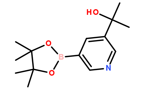 5-(2-Hydroxypropan-2-yl)pyridin-3-ylboronic acid pinacol ester
