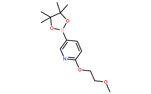 2-(2-Methoxyethoxy)-5-(4,4,5,5-tetramethyl-1,3,2-dioxaborolan-2-yl)pyridine