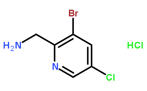 (3-bromo-5-chloropyridin-2-yl)methanamine hydrochloride