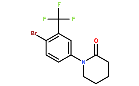1-(4-Bromo-3-(trifluoromethyl)phenyl)piperidin-2-one