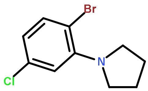 1-(2-Bromo-5-chlorophenyl)pyrrolidine