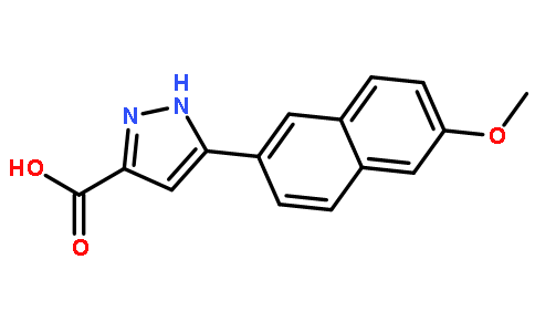 5-(6-Methoxynaphthalen-2-yl)-1H-pyrazole-3-carboxylic acid