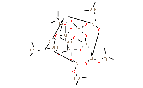二甲基硅烷基笼形聚倍半硅氧烷(cas:125756-69-6 结构式图片