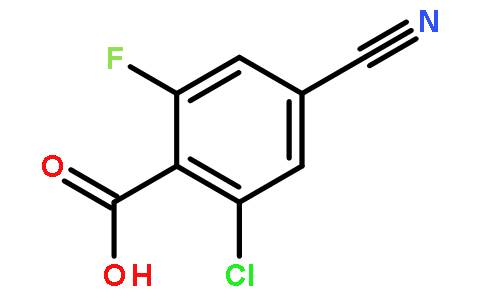 2-Chloro-4-cyano-6-fluorobenzoic acid