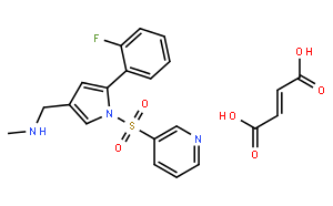 (E)-but-2-enedioic acid;1-[5-(2-fluorophenyl)-1-pyridin-3-ylsulfonylpyrrol-3-yl]-N-methylmethanamine