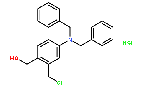 (2-(Chloromethyl)-4-(dibenzylamino)phenyl)methanol hydrochloride