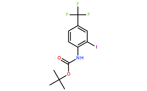 tert-butyl 2-iodo-4-(trifluoromethyl)phenylcarbamate