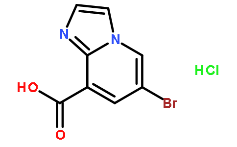 6-BROMOIMIDAZO[1,2-A]PYRIDINE-8-CARBOXYLIC ACID hydrochloride