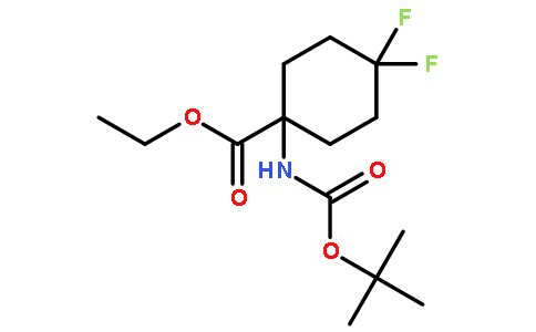 ethyl 1-(tert-butoxycarbonylamino)-4,4-difluorocyclohexanecarboxylate