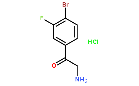 2-Amino-1-(4-bromo-3-fluorophenyl)ethanone hydrochloride