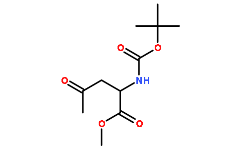methyl 2-(tert-butoxycarbonylamino)-4-oxopentanoate