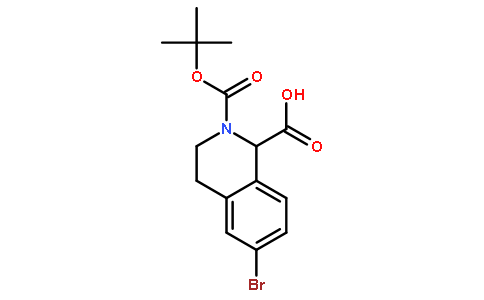 6-Bromo-2-(tert-butoxycarbonyl)-1,2,3,4-tetrahydro-isoquinoline-1-carboxylic acid