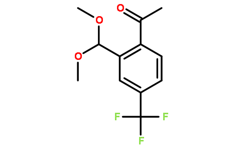 1-(2-(dimethoxymethyl)-4-(trifluoromethyl)phenyl)ethanone