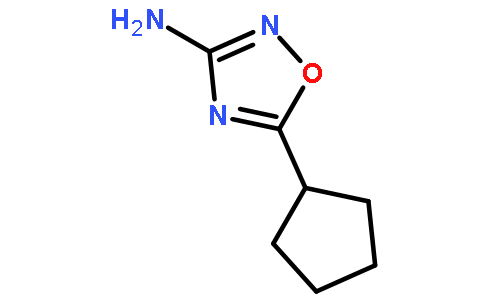 5-cyclopentyl-1,2,4-oxadiazol-3-amine