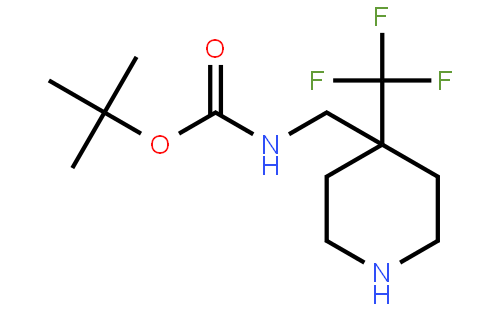 (4-Trifluoromethyl-piperidin-4-ylmethyl)-carbamic acid tert-butyl ester