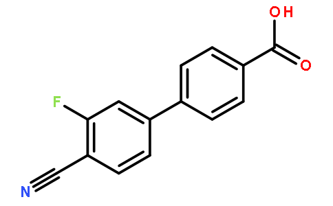 4'-Cyano-3'-fluorobiphenyl-4-carboxylic acid