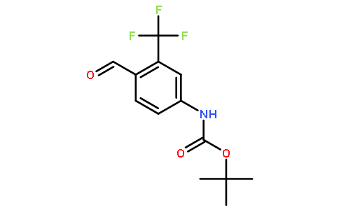 tert-butyl 4-formyl-3-(trifluoromethyl)phenylcarbamate