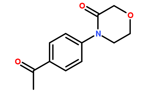 4-(4-acetylphenyl)morpholin-3-one