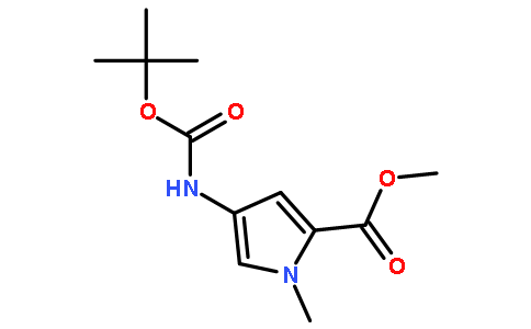1H-Pyrrole-2-carboxylic acid, 4-[[(1,1-diMethylethoxy)carbonyl]aMino]-1-Methyl-, Methyl ester