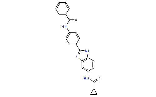 N-[4-(5-cyclopropanecarboxaMido-1H-benziMidazol-2-yl)phenyl]benzaMide