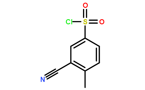 3-cyano-4-methylbenzene-1-sulfonyl chloride