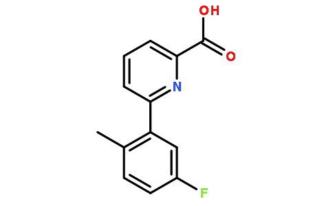 6-(5-Fluoro-2-methylphenyl)picolinic acid