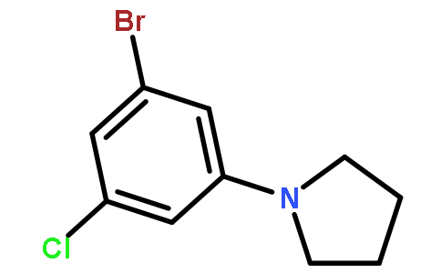 1-(3-Bromo-5-chlorophenyl)pyrrolidine