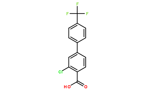 3-Chloro-4'-(trifluoromethyl)-[1,1'-biphenyl]-4-carboxylic acid