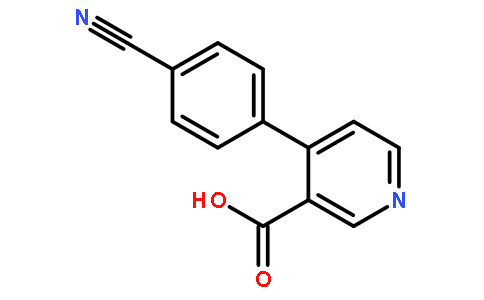 4-(4-Cyanophenyl)nicotinic acid