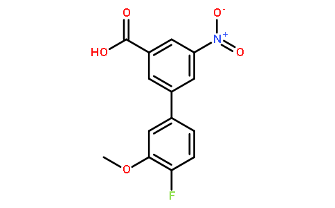 4'-Fluoro-3'-methoxy-5-nitro-[1,1'-biphenyl]-3-carboxylic acid