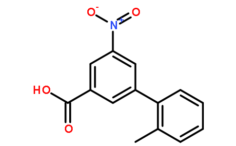 2'-Methyl-5-nitro-[1,1'-biphenyl]-3-carboxylic acid