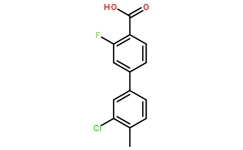 3'-Chloro-3-fluoro-4'-methyl-[1,1'-biphenyl]-4-carboxylic acid