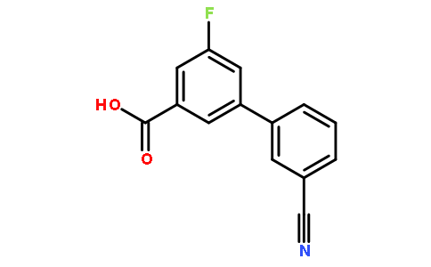 3'-Cyano-5-fluoro-[1,1'-biphenyl]-3-carboxylic acid