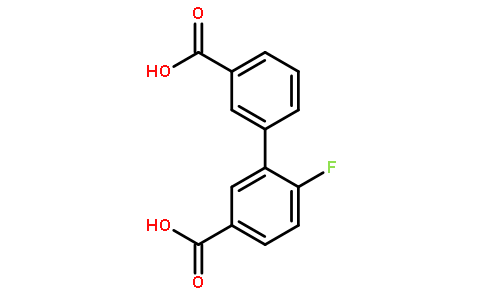 6-Fluoro-[1,1'-biphenyl]-3,3'-dicarboxylic acid