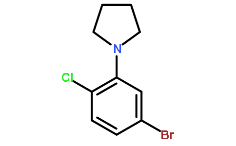 1-(5-Bromo-2-chlorophenyl)pyrrolidine