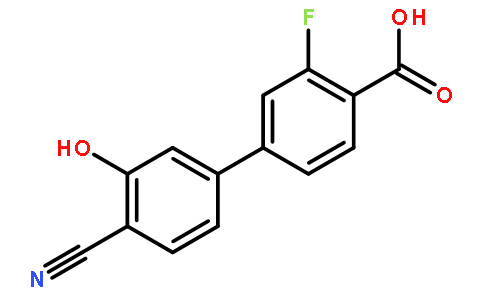 4'-Cyano-3-fluoro-3'-hydroxy-[1,1'-biphenyl]-4-carboxylic acid