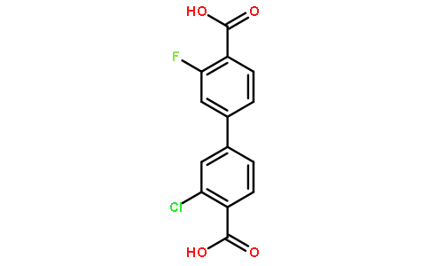 3-Chloro-3'-fluoro-[1,1'-biphenyl]-4,4'-dicarboxylic acid