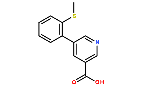 5-(2-(Methylthio)phenyl)nicotinic acid