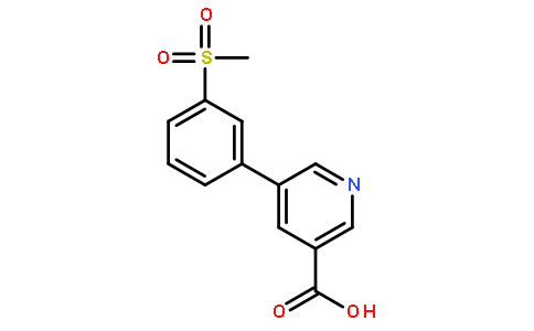 5-(3-(Methylsulfonyl)phenyl)nicotinic acid