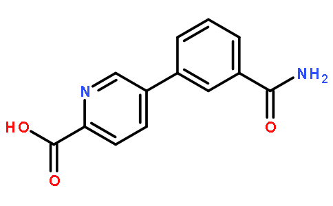 5-(3-Carbamoylphenyl)picolinic acid