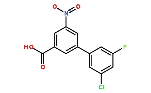 3'-Chloro-5'-fluoro-5-nitro-[1,1'-biphenyl]-3-carboxylic acid