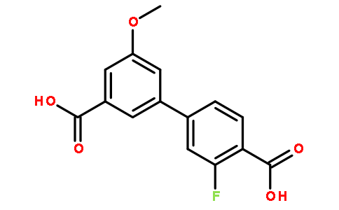 3'-Fluoro-5-methoxy-[1,1'-biphenyl]-3,4'-dicarboxylic acid