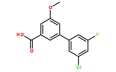 3'-Chloro-5'-fluoro-5-methoxy-[1,1'-biphenyl]-3-carboxylic acid