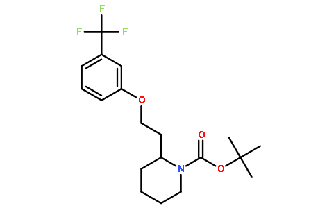 tert-Butyl 2-(2-(3-(trifluoromethyl)phenoxy)ethyl)piperidine-1-carboxylate